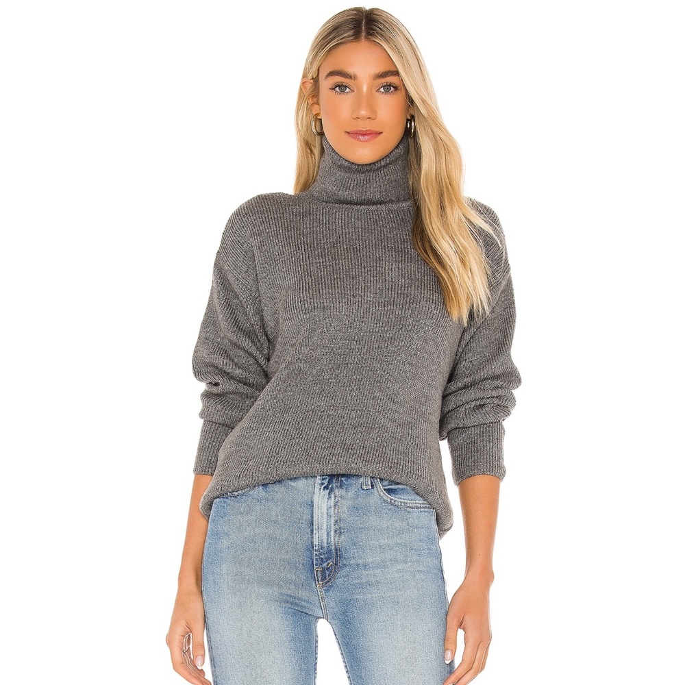 OW Intimates | Anna Knit Sweater in Grey Melange
